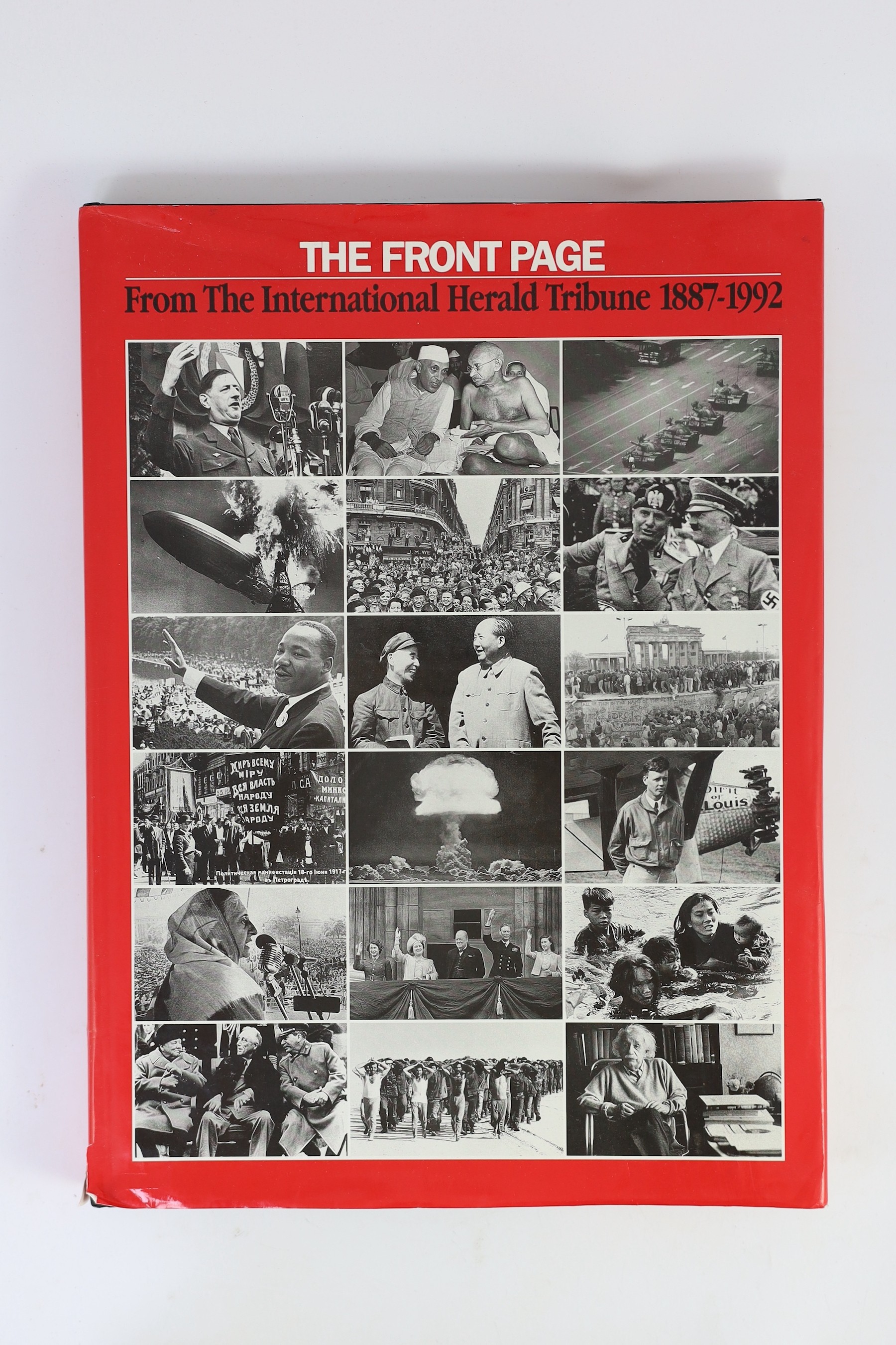 The Front Page, 1887-1992 - The International Herald Tribune. facsimile illustrated text; cloth in d/wrapper, folio. 1992; Turner, B.B. - Chronicles of the Bank of England. illus.; publisher's cloth. 1897